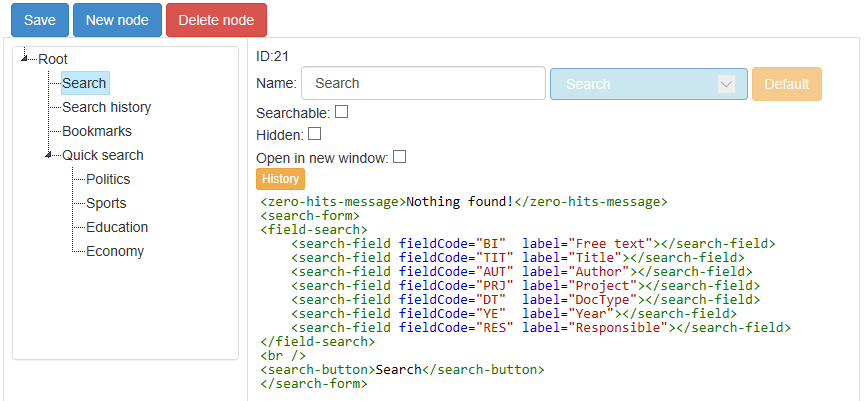 database system cms